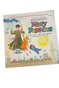 Vintage Walt Disney's Mary Poppins storybook vinyl 3922