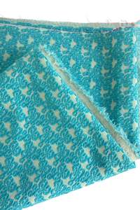 Fabrics: Textured blue fabric