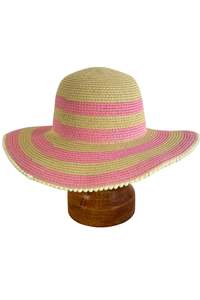 Frontpage: Young Original pink wide brim sun hat