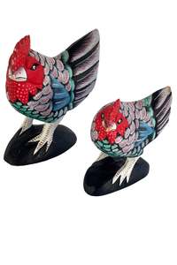 Frontpage: Wooden chicken set