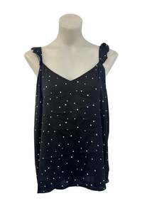 SASS polka dot frilly tank top, 14