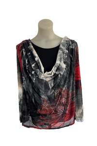 Blase cowlneck blouse, 14