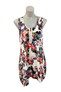 Chocolat colour blead tunic dress, 14