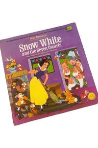 Vintage Walt Disney's Snow White & The Seven Dwarfs storybook vinyl 3906