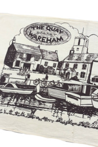 The Quay Dorset Wareham tea towel