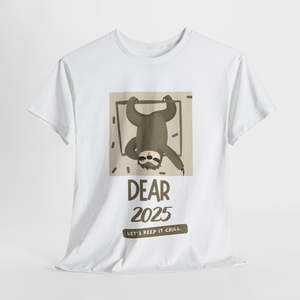 Funny Sloth T-Shirt 2025, Casual Humor for Any Occasion, Year 2025