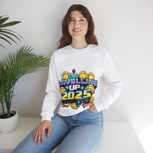 Mens Collection: 2025 Gaming Style Sweatshirt – Unisex Heavy Blend Crewneck, Comfortable & Durable Gamer Pullover