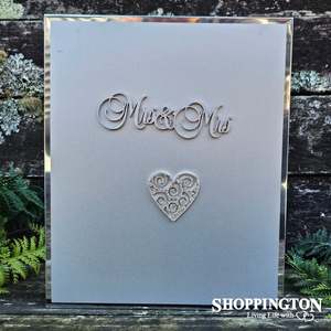 Wedding Gifts: Wedding Album - Silver Mrs & Mrs