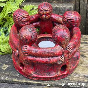 Gifts For Teachers: Pottery Circle of Friends / Red