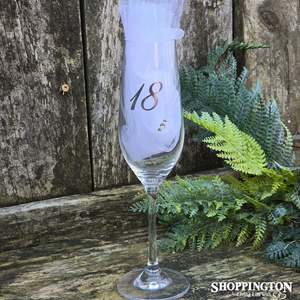 Gifts For Special Occasions: Etched Heart Wine Glass - 18th