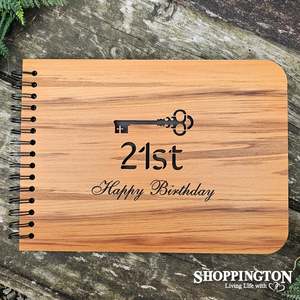 NZ Made Wooden Photo Album A4 / 21st Album