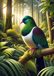 Gift Cards: Doug Healey Greetings Card - Wood Pigeon