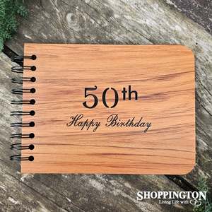 NZ Made Wooden Photo Album A5 / 50th Album