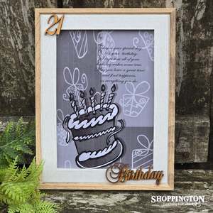 Photo Frames Albums: Designer Natural Wood Photo Frame 21