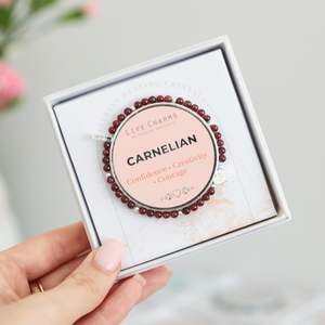Crystals Gemstones: Life Charms - Carnelian