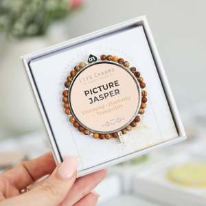 Crystals Gemstones: Life Charms - Picture Jasper