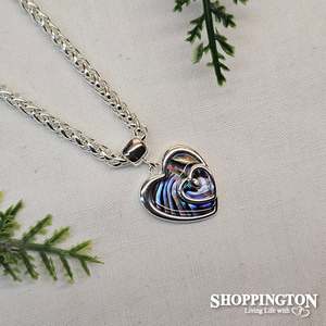 Equilibrium - Paua Heart Bracelet