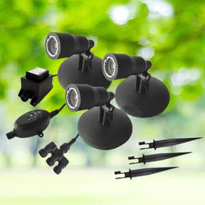 Health Wellbeing: ZWF Pondline 1 Watt LED Spot Lights (set of 3)
