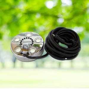 Water Feature Lighting: ZWF Fog Machine / Mist Maker - 5 Head - Transformer Included