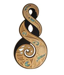 Souvenirs: NZ Made Wooden  Art Work - Twist