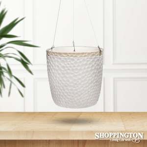 Pot Planter - Thimble Hanging White