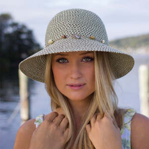 Hats Gloves: Bohemian Bucket Style Hat - Pistachio