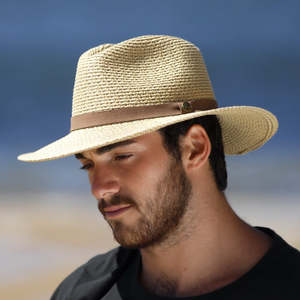 Hats Gloves: Hat Outback Fedora 60cm Natural