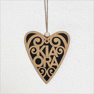 Hanging Ornament - Kia Ora