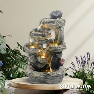 Water Fountain - Stone & Wood (indoors)
