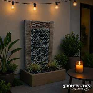 Outdoor Living: Pebble Jump Water Feature