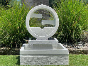 Outdoor Living: Flow of Life Water Feature (lake stone colour)