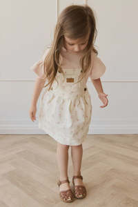 Norah Overall Dress - Rose Trail