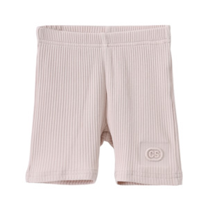 Cracked Soda -  Naomi Ribbed Shorts Beige (Toddler in 4 sizes)