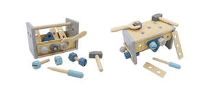 Kids Building Construction: Take Along Tool Box & Tool Bench