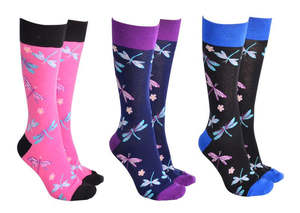 Foot Coverings: Sock Society - Dragonfly