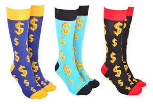 Foot Coverings: Sock Society - Cha Ching $$
