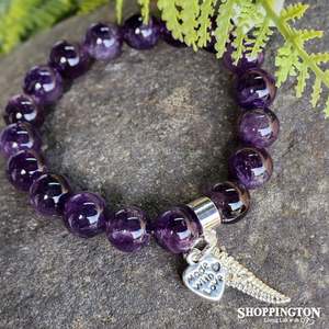 Gemstone Jewellery: Gemstone Bracelet - Amethyst Fern