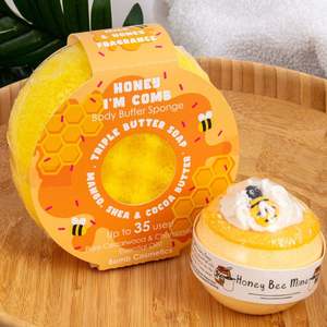 Cosmetics Skincare: Bomb Cosmetics Body Buffer - Honey I'm Comb