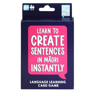 Te Wiki O Te Reo Maori: Learn to Create Sentences in Maori Instantly Card Game