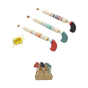 Wooden Toys: Wooden Pop Gun - Pastel