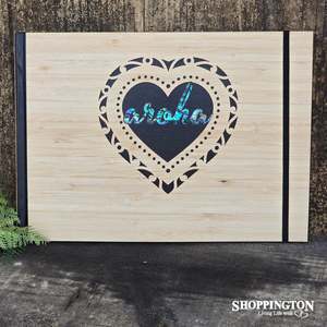NZ Made Bamboo Book - Aroha Large