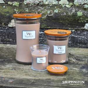 Aromatherapy Candles: WoodWick Cashmere Medium