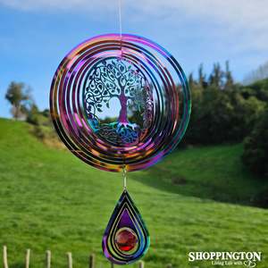 Wind Chimes Spinners: Tree of Life 3D Wind Spinner