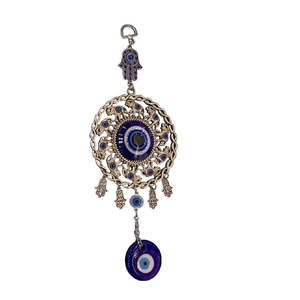 Wind Chimes Spinners: Flower With Evil Eye