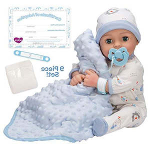 Kids Dolls Accessories: Adoption Baby Handsome Light Skin Doll 40cm