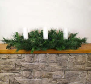 Christmas: Pine Candle Holder