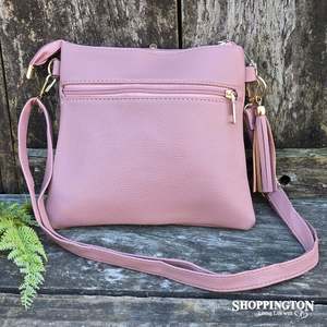 Handbags Wallets: Handbag - Ellay Tassle Pink