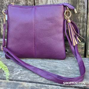 Handbag - Ellay Tassle Aubergine