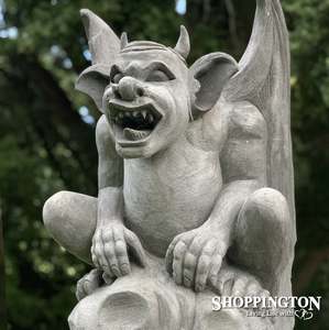 Home Living: 100% Handcarved Concrete Gargoyle