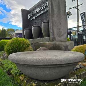 Large Concrete Bowl Planter (available in 2 sizes)